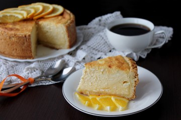 orange cheesecake