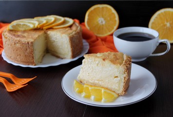orange cheesecake