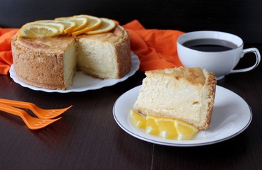 orange cheesecake