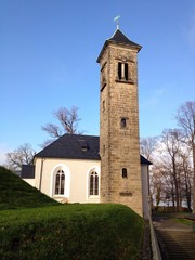 Fototapeta na wymiar St. Georgs-Kapelle auf der Festung Königstein