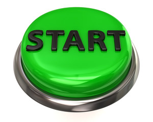 Green glossy start button