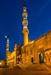 Obraz premium Blue Mosque at night, Istanbul, Turkey