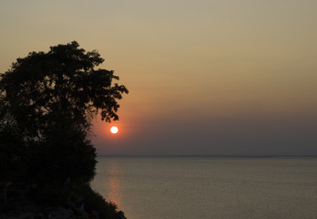 Fototapeta na wymiar beautiful Sunset