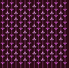 leafs decoration texture on purple