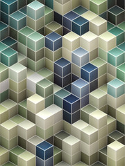 abstract cubic backgrounds for your design