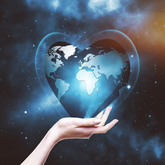 our planet in your hands, abstract environmental backgrounds