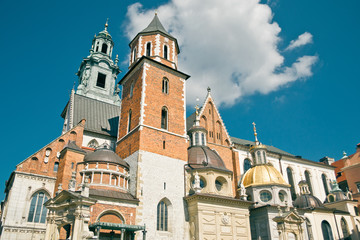 Fototapeta na wymiar Wawel In Krakow