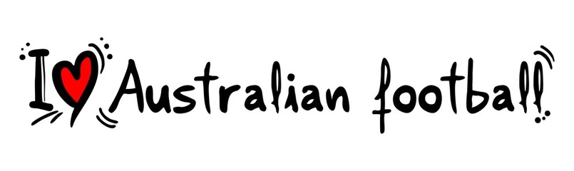 Australian football love