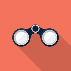 Vector binoculars icon