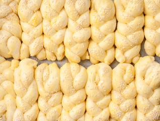 pastry with sesame