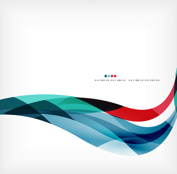 Business wave corporate background