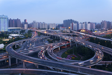 Naklejka na ściany i meble Shanghai overpass