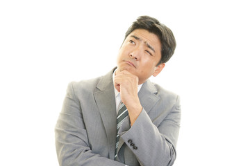 苦悩するビジネスマン