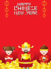 Chinese New Year Kids and God