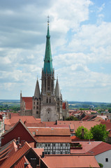 Fototapeta premium Marienkirche in Mühlhausen