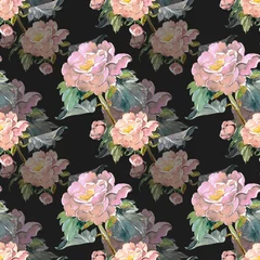 Behang Summer flower seamless pattern © svemar