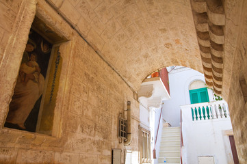 Alleyway. Fasano. Puglia. Italy.