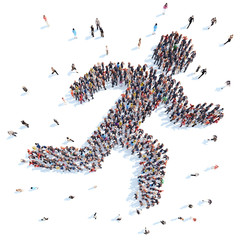 People in the form of man.