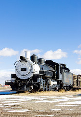 Fototapeta na wymiar Cumbres and Toltec Narrow Gauge Railroad, Antonito, Colorado, US