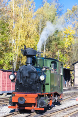 steam locomotive, Johstadt, Germany