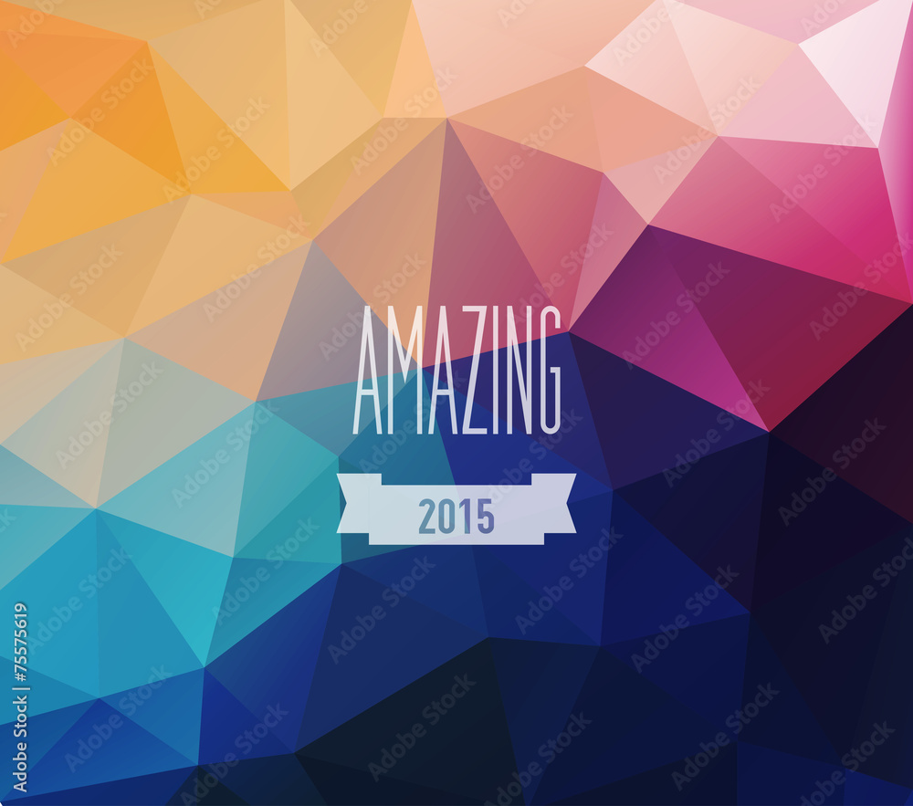 Poster abstract colorful geometric background