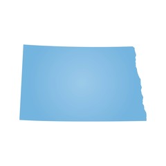 Map of North Dakota