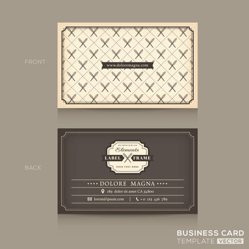 Classic Business card Design Template