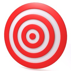 Target 3d illustration