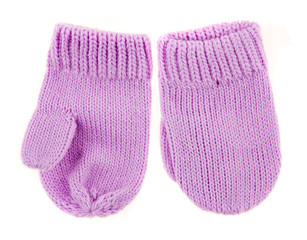 Children's autumn-winter mittens