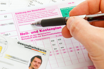 Heil- und Kostenplan prüfen