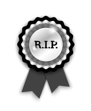 black and white rip ribbon badge clip art preview