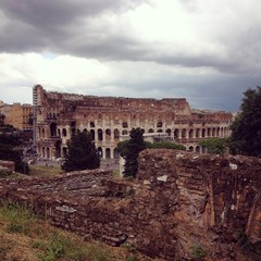 Obraz na płótnie Canvas Colosseum - the greatest amphitheatre of the Roman Empire