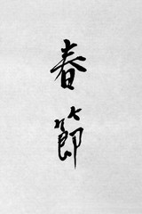 Spring Festival Chinese Calligraphy