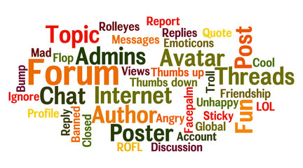 Forum word cloud