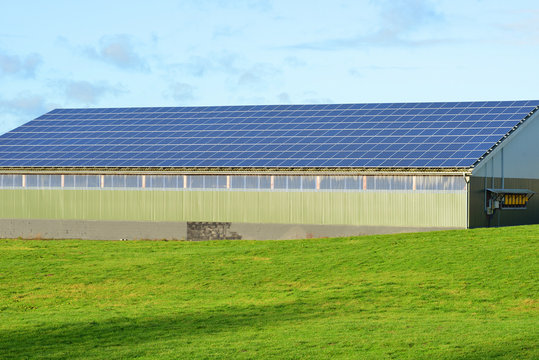 Stall mit Photovoltaik