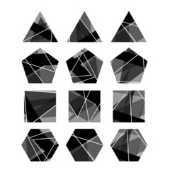 Abstract geometric shapes