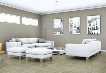 moderne Wohnung Interieur Design