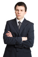 businessman isolated on white