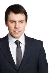 businessman isolated headshot