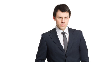 businessman isolated headshot