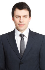 businessman isolated headshot