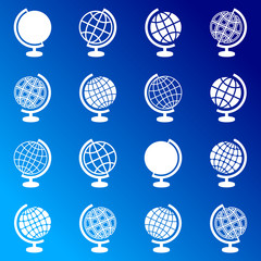 Globe icons