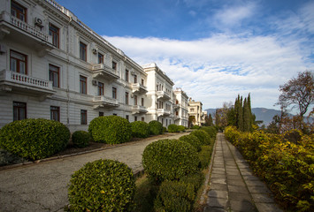 Fototapeta na wymiar Livadia Palce in Yalta, Russia