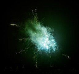 fireworks explosion