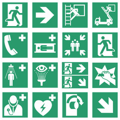 Standard Safe condition sign collection