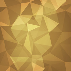 gold polygon geometric abstract background
