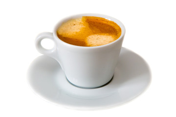 a cup af coffee isolated