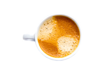 a cup af coffee isolated