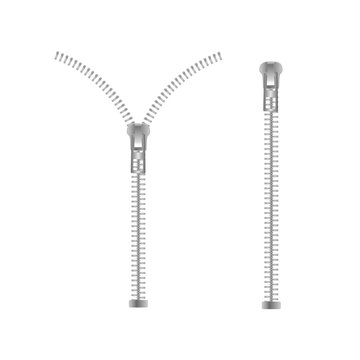 Zipper. Vector illustration