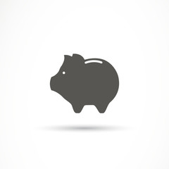 Vector Illustration of a Piggy Bank Icon